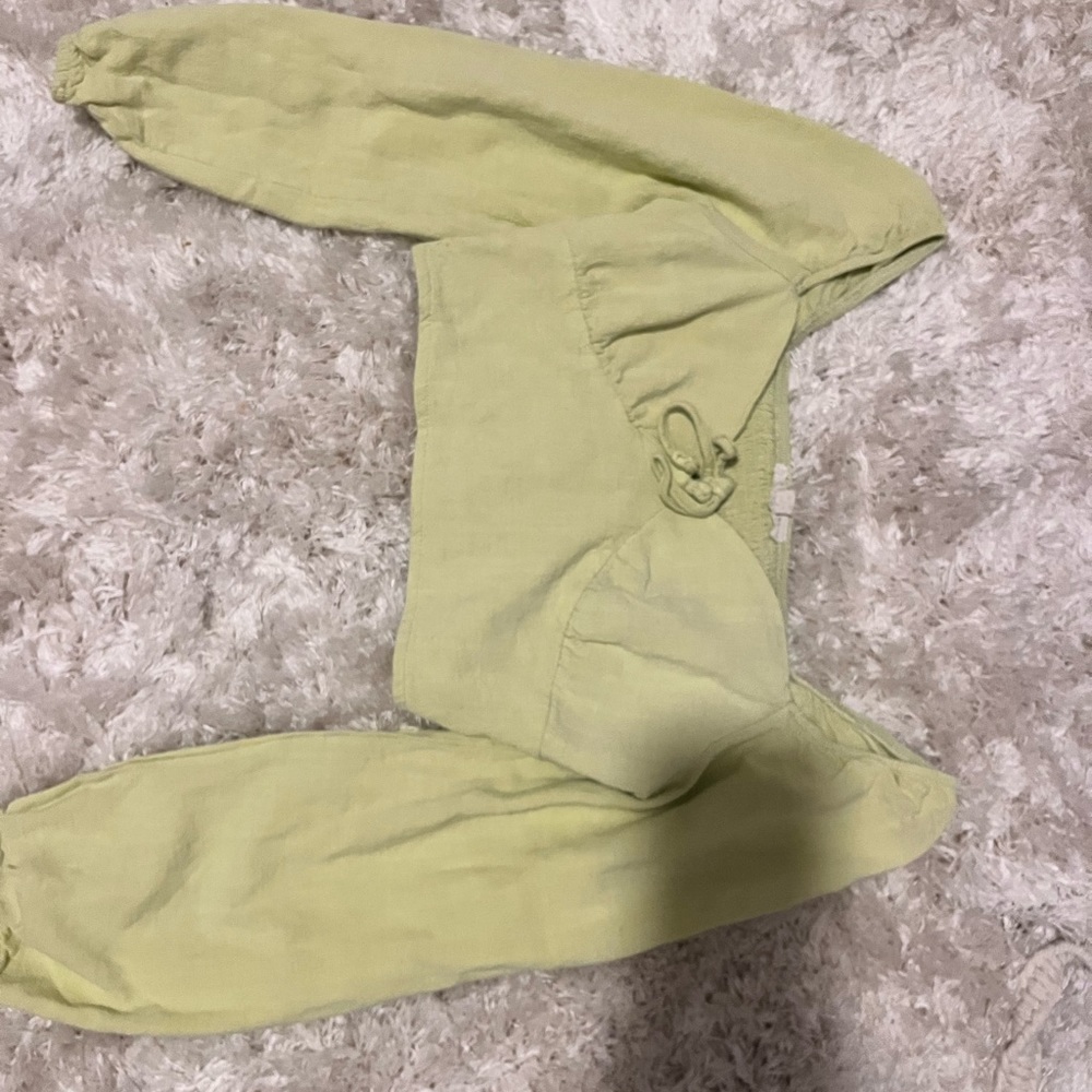 pacsun long sleeve crop top